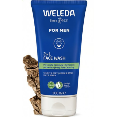 Comprar WELEDA HOMBRE GEL LIMPIADOR ROSTRO Y BARBA 100ML online
