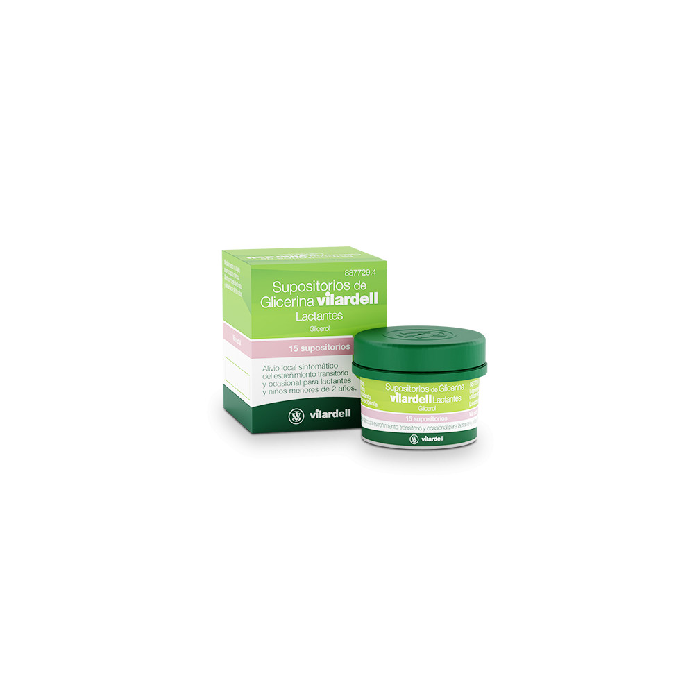 Comprar SUPOSITORIOS VILARDELL LACTANTES 15 UNIDADES ONLINE - COLISEUM