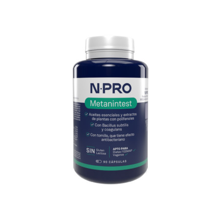 Comprar NPRO METANINTEST 90 CAP NATURAL PROBIOTICS online - Coliseum