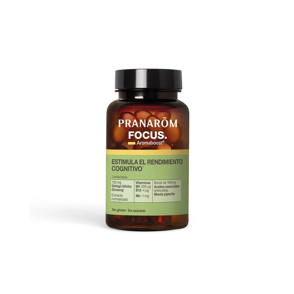 Comprar online AROMABOOST FOCUS 60 CAP PRANAROM - Farmacia Coliseum