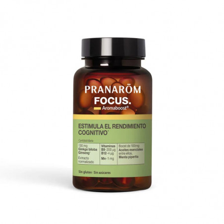 Comprar online AROMABOOST FOCUS 60 CAP PRANAROM - Farmacia Coliseum