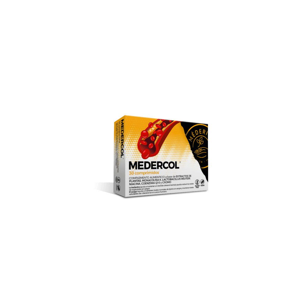 Comprar online MEDERCOL 30 COMP MEDERI - Farmacia Coliseum