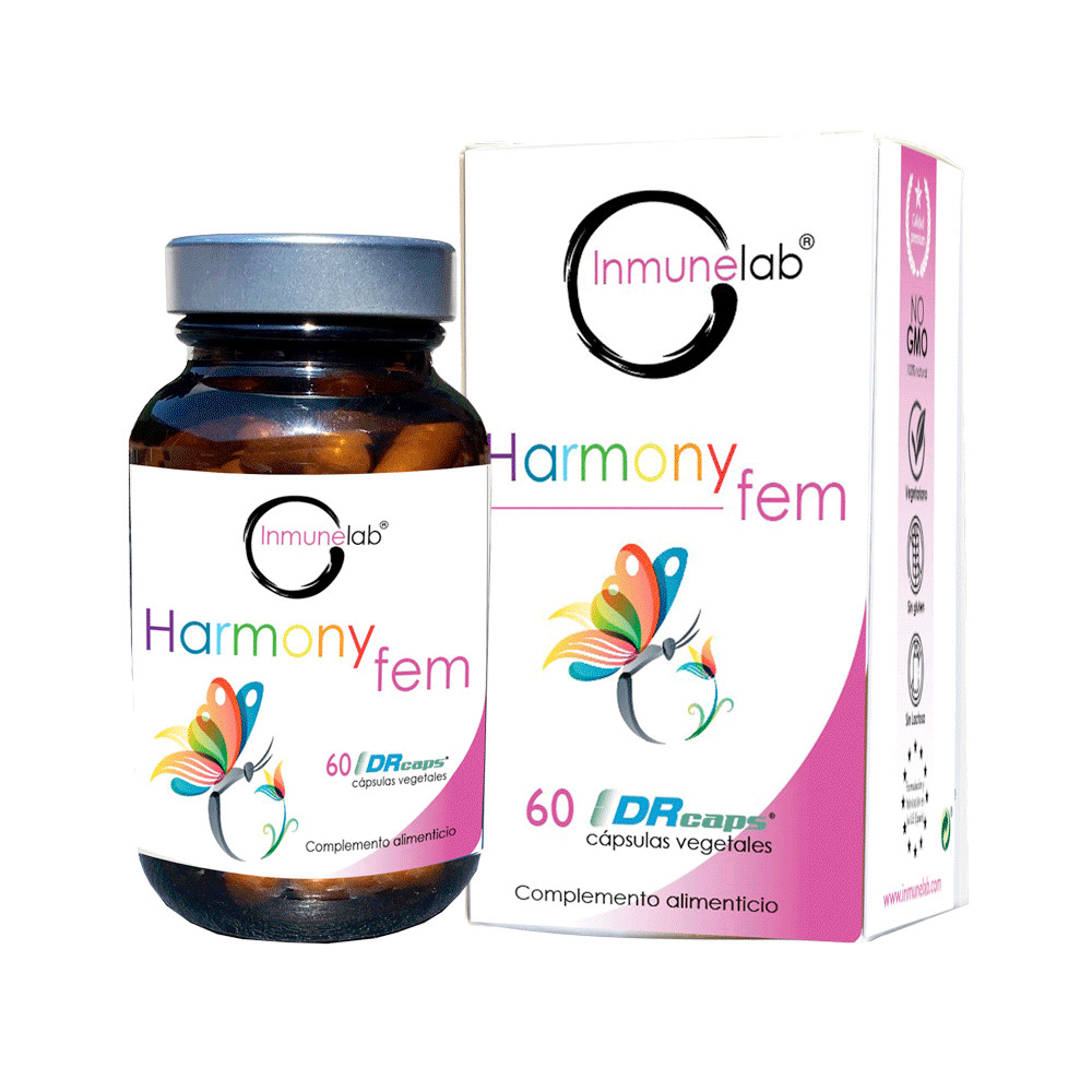 Comprar online HARMONYFEM 60 CAP INMUNELAB - Farmacia Coliseum
