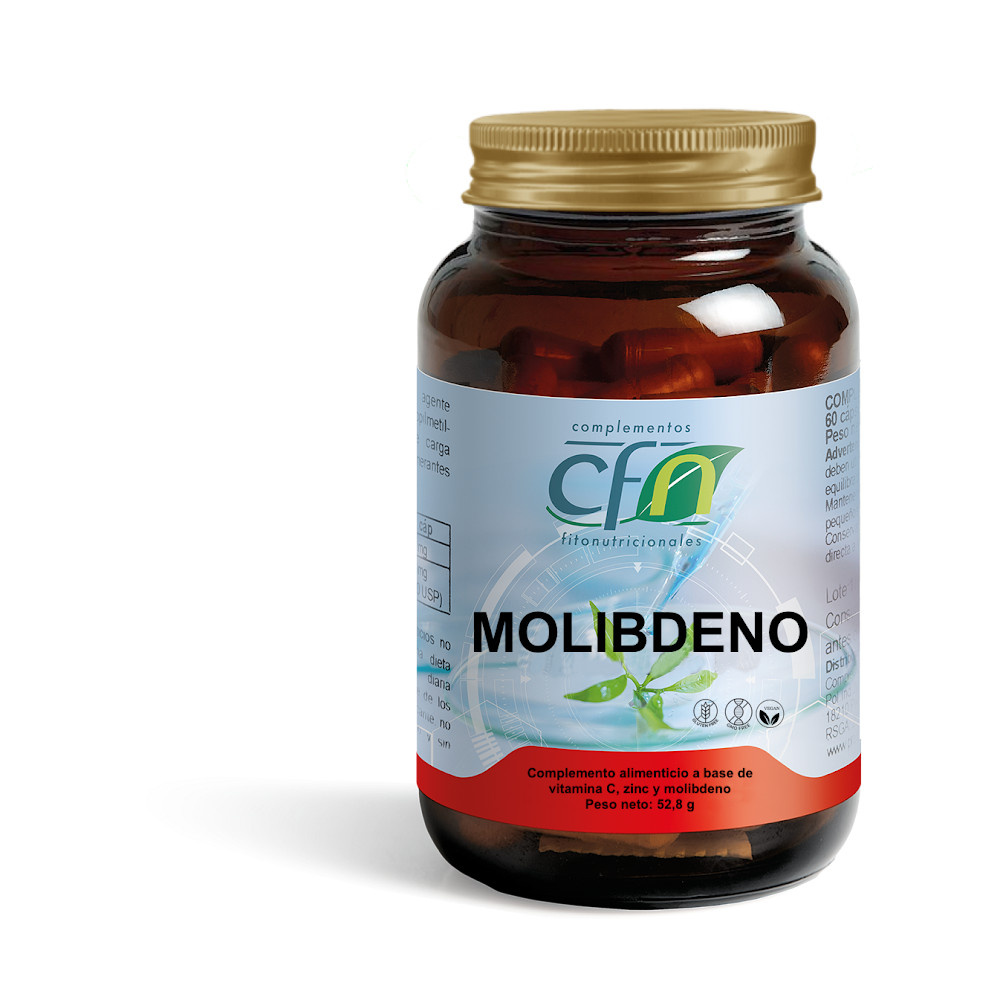 Comprar online MOLIBDENO 60 CAP CFN - Farmacia Coliseum
