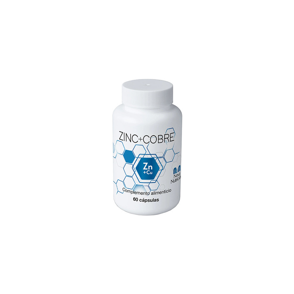Comprar online ZINC+COBRE 60 CAP NOVA NUTRICION - Farmacia Coliseum