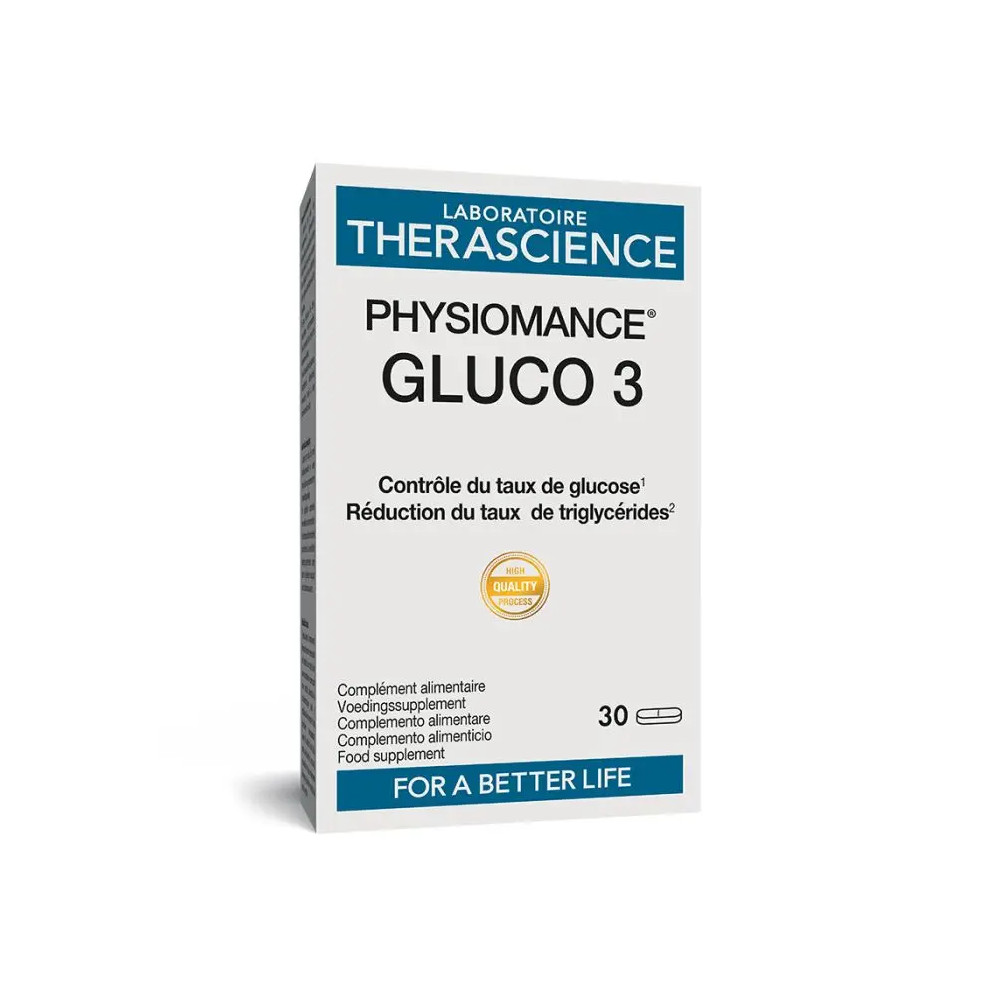 Comprar GLUCO 3 30 COMP PHYSIOMANCE THERASCIENCE online - Coliseum