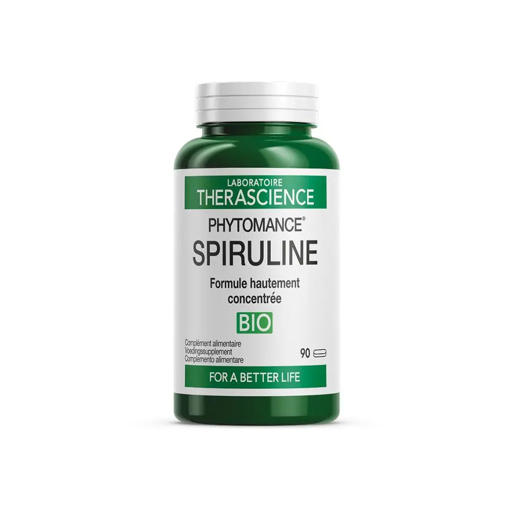 Comprar ESPIRULINA BIO 90 COMP PHYTOMANCE THERASCIENCE online - Farmacia Coliseum