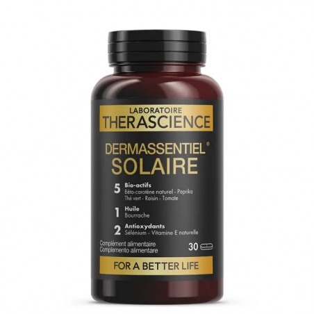 Comprar DERMAESSENTIEL SOLAIRE 30 COMP THERASCIENCE online - Farmacia Coliseum
