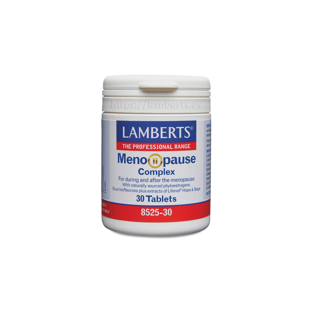 Comprar online MENOPAUSE COMPLEX 30 COMP LAMBERTS - Farmacia Coliseum