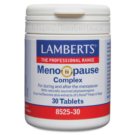 Comprar online MENOPAUSE COMPLEX 30 COMP LAMBERTS - Farmacia Coliseum