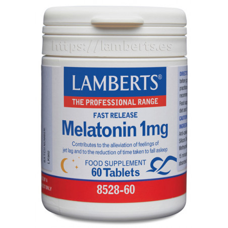 Comprar online MELATONINA 1 MG LIB RAPIDA 60 COMP LAMBERTS - Coliseum