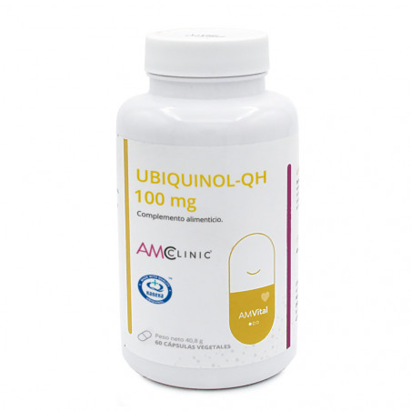 Comprar online UBIQUINOL QH 100 MG 60 CAP AMCLINIC - Farmacia Coliseum