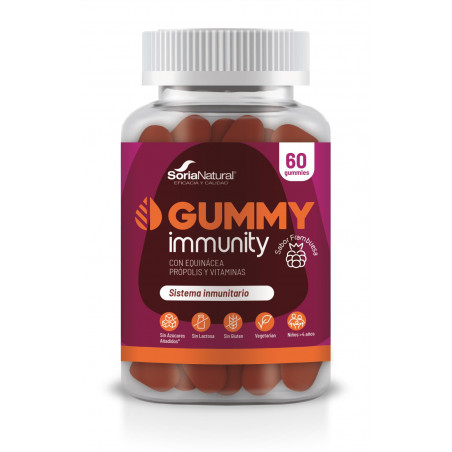 Comprar online GUMMY IMMUNITY 60 GUMMIES FRAMBUESA SORIA NATURAL