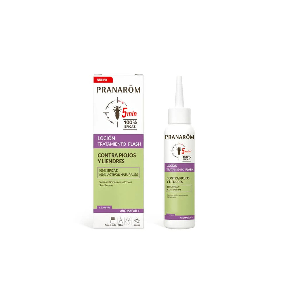 Comprar online AROMAPAR LOCION TRATAMIENTO FLASH CON LIENDRERA 100 ML PRANAROM - Farmacia Coliseum