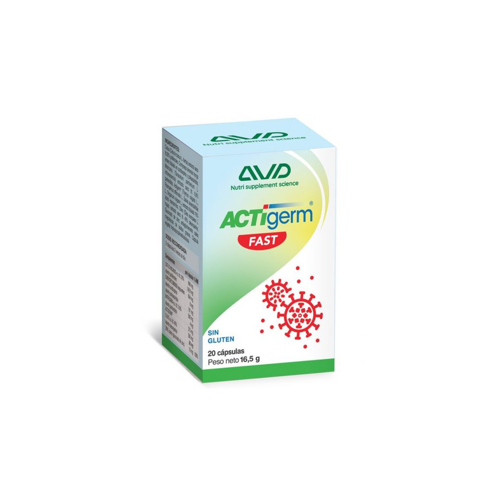 Comprar online ACTIGERM FAST 20 CAP AVD REFORM  - Farmacia Coliseum