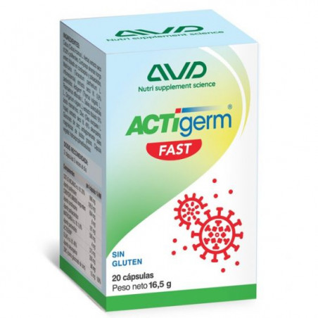 Comprar online ACTIGERM FAST 20 CAP AVD REFORM  - Farmacia Coliseum