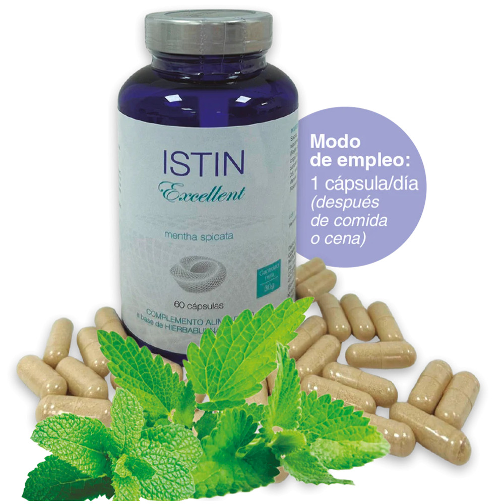 Comprar online ISTIN EXCELLENT MENTA SPICATA 60 CAP NUTILAB - Coliseum