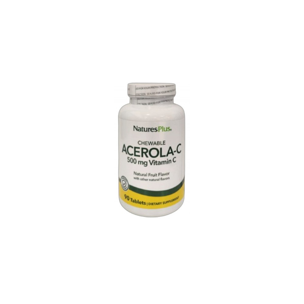Comprar ACEROLA C MASTICABLE 500 MG DE VIT C 90 COMP NATURE'S PLUS