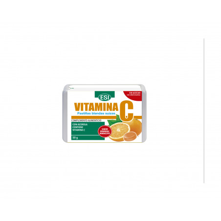 Comprar VITAMINA C PASTILLAS BLANDAS SABOR GRANADA MARACUYA ESI TREPAT DIET online - Farmacia Coliseum