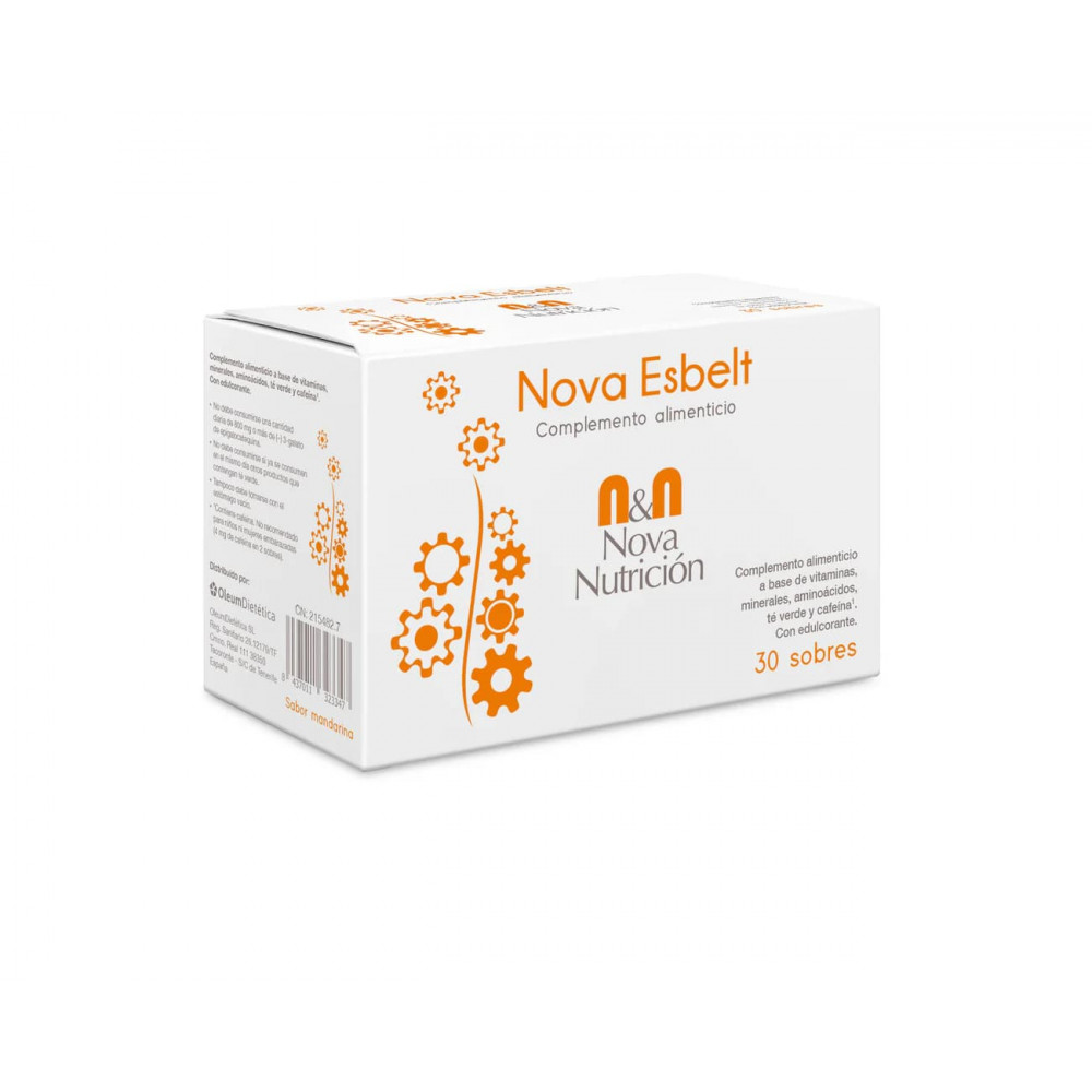Comprar NOVA ESBELT MANDARINA 30 SOBRES NOVA NUTRICION online - Farmacia Coliseum