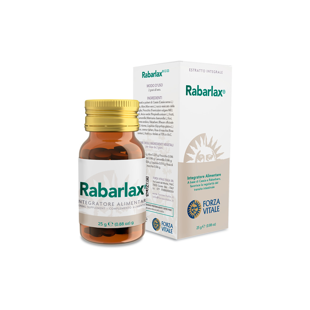 Comprar RABARLAX COMP FORZA VITALE ECOSOL online - Farmacia Coliseum