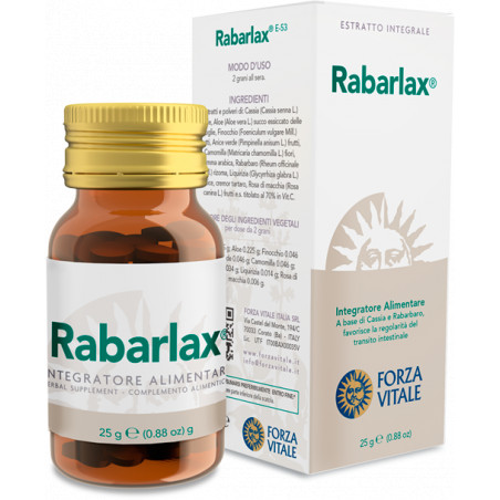 Comprar RABARLAX COMP FORZA VITALE ECOSOL online - Farmacia Coliseum