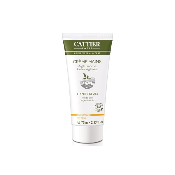 CREMA MANOS ARCILLA BLANCA 75 CCCATTIER