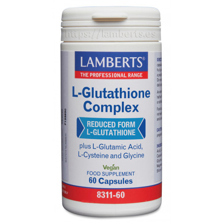 Comprar GLUTATIONA COMPLEX 60 CAP LAMBERTS online - Farmacia Coliseum