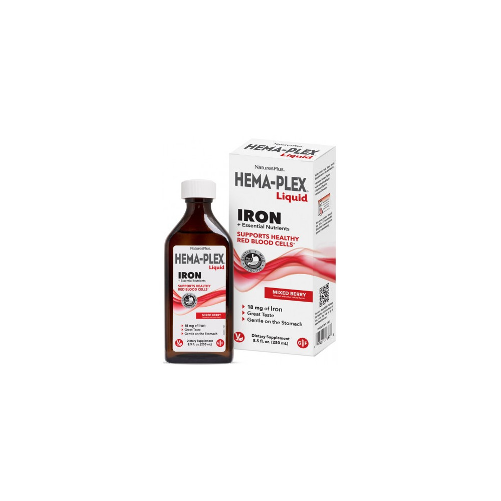 Comprar online HEMAPLEX LIQUID 250 CC NATURES PLUS - Farmacia Coliseum