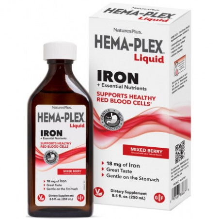 Comprar online HEMAPLEX LIQUID 250 CC NATURES PLUS - Farmacia Coliseum