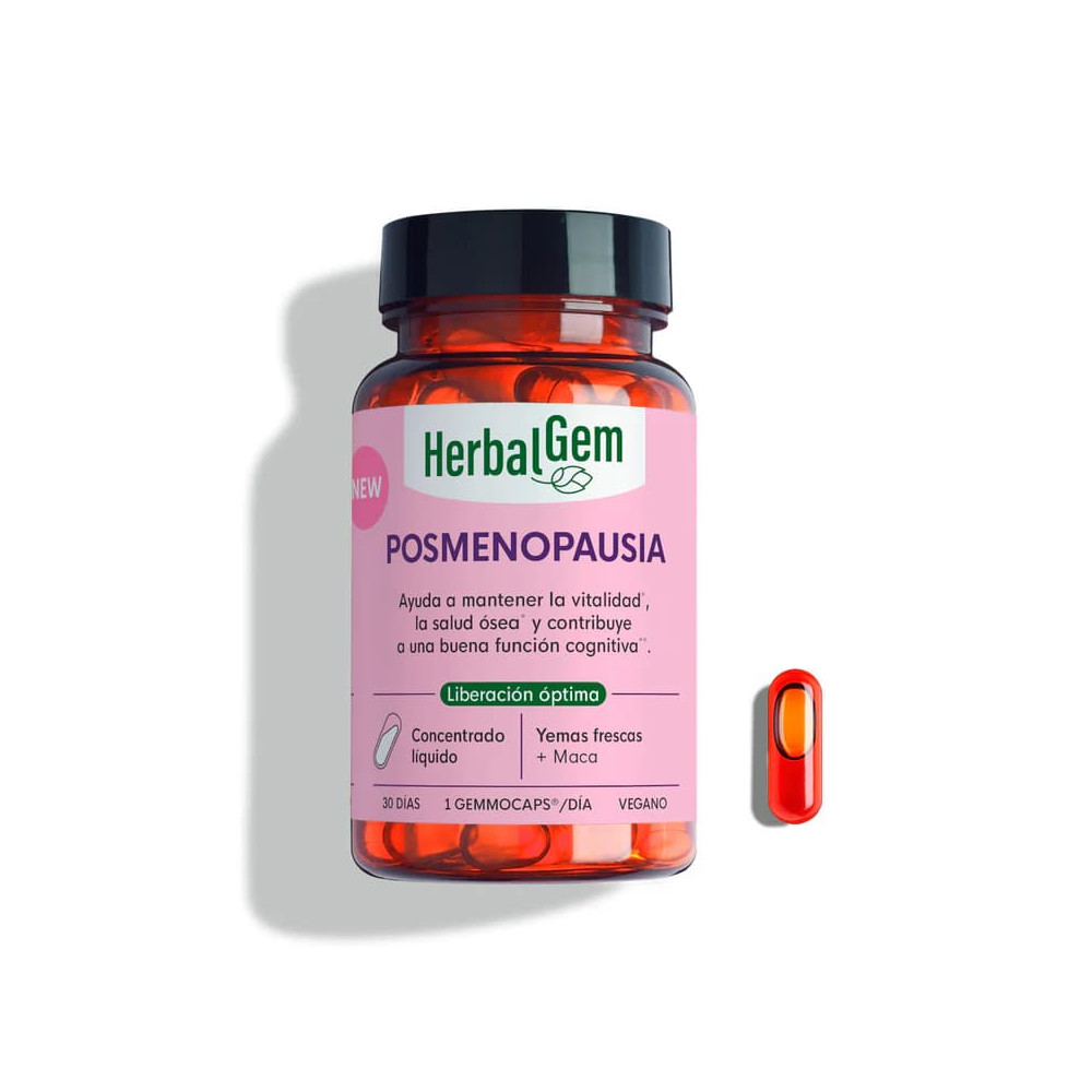 Comprar GEMMOCAPS POSMENOPAUSIA 30 CAP HERBALGEM online - Farmacia Coliseum