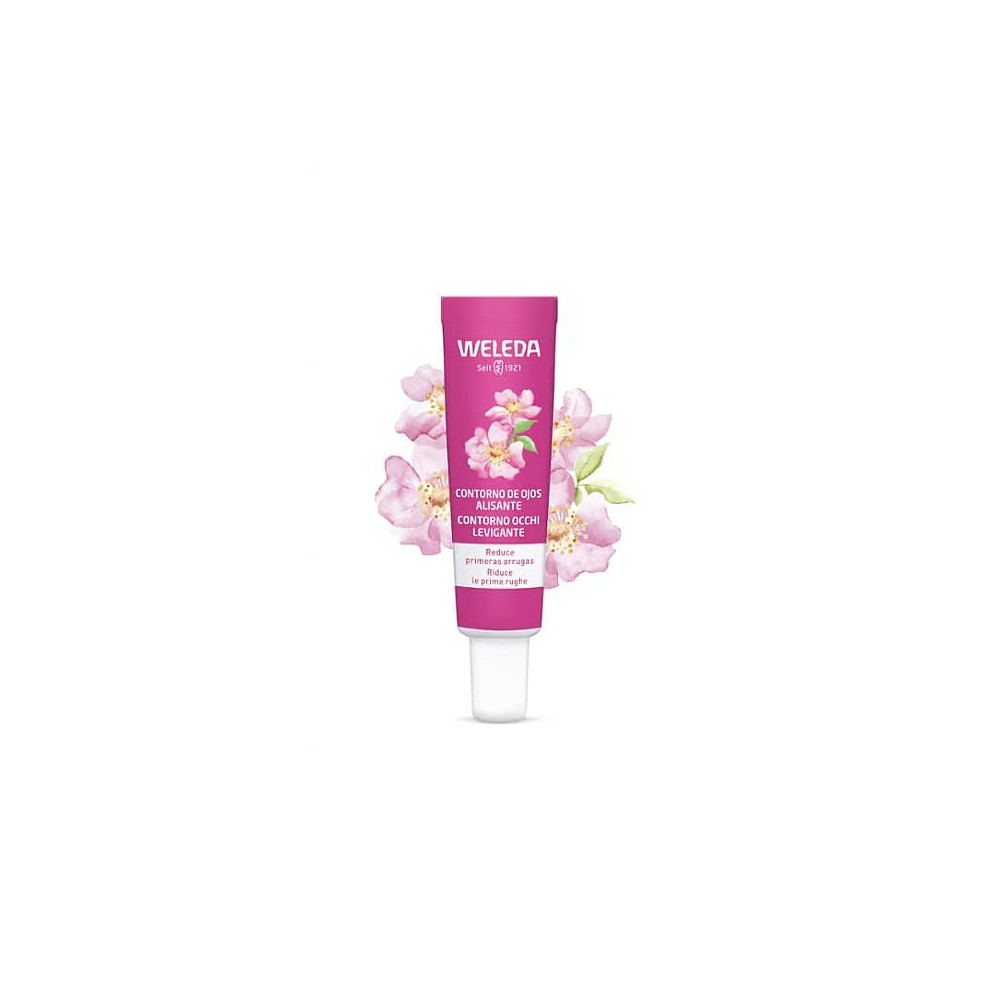 WELEDA ROSA MOSQUETA Y TE BLANCO CONTORNO OJOS ALISANTE BIO 12 ML