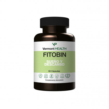 Comprar FITOBIN 60 CAPS SUEÑO Y DESCANSO VERMONT HEALTH online