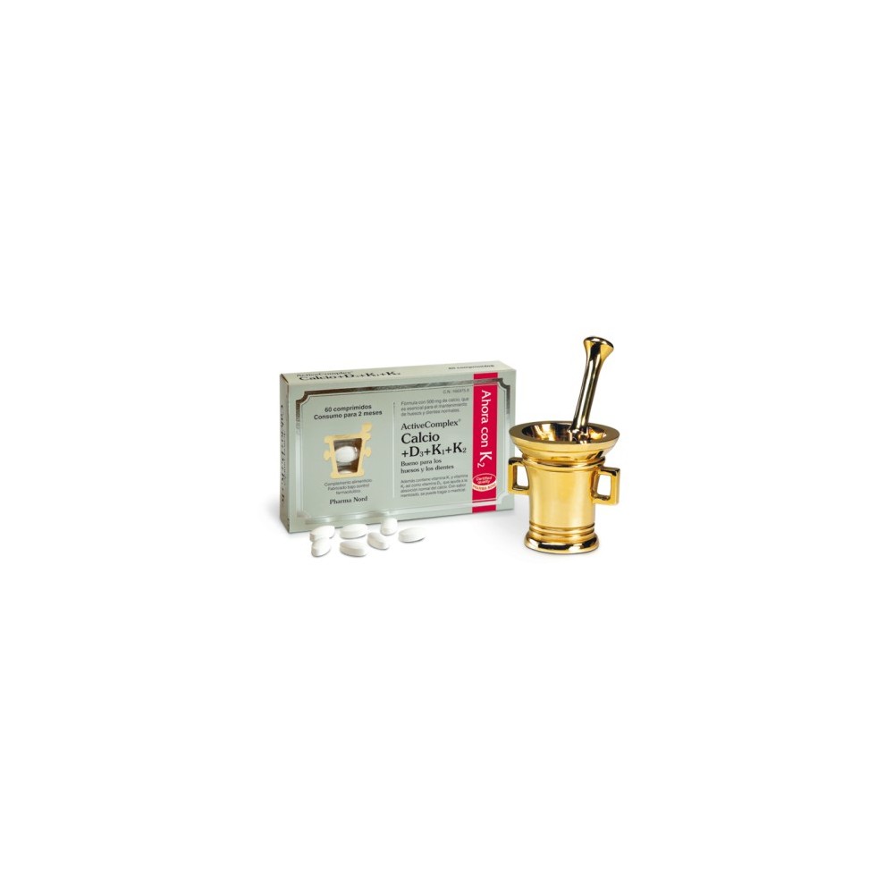 Comprar CALCIO D3 K ACTIVECOMPLEX 60 COMP. PHARMANORD online
