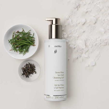 Comprar online GEL DE PINO Y SAL MARINA 200 ML DR HAUSCHKA - Coliseum