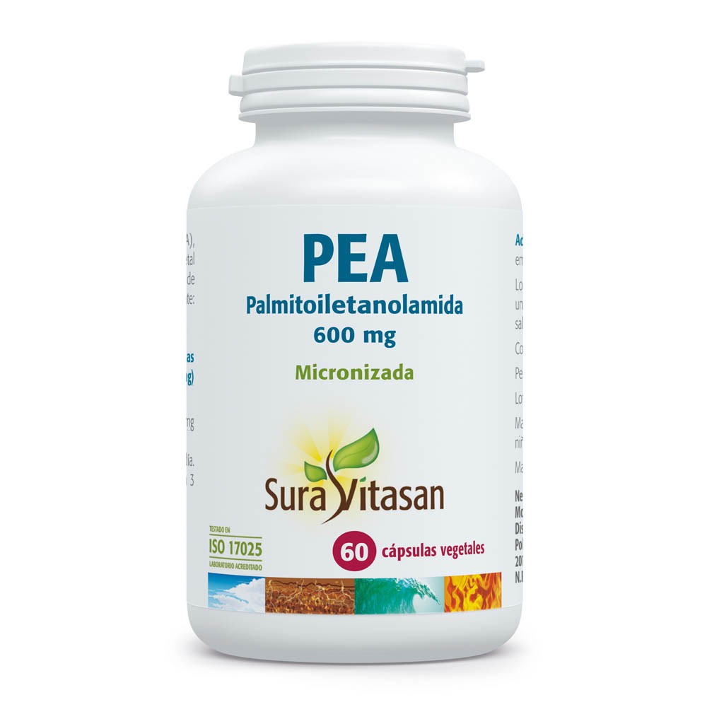 Comprar PEA 600 MG PALMITOILETANOLAMIDA 60 CAP SURAVITASAN online