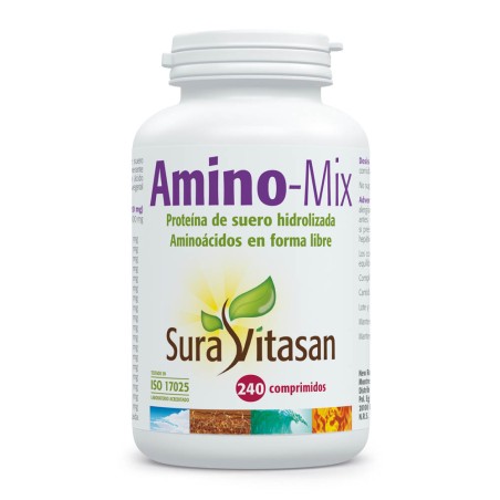Comprar online AMINO MIX 240 COMP SURAVITASAN - Farmacia Coliseum