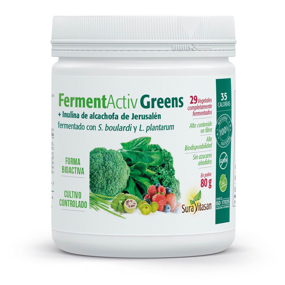 Comprar FERMENTACTIV GREENS 80 GRAMOS SURAVITASAN online - Coliseum