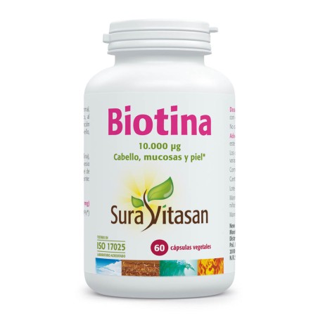 Comprar BIOTINA 10.000 MCG 60 CAP SURAVITASAN online - Coliseum