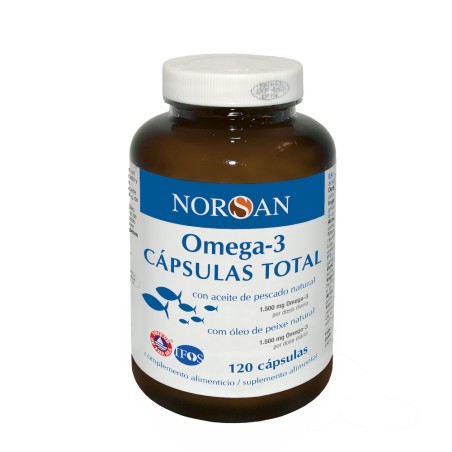 Comprar OMEGA 3 TOTAL 120 CAP NORSAN online - Farmacia Coliseum