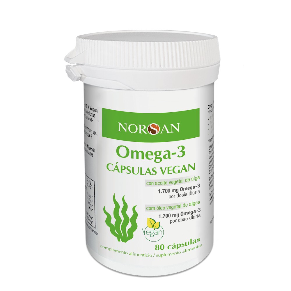 Comprar OMEGA 3 VEGANO 80 CAP NORSAN online - Farmacia Coliseum
