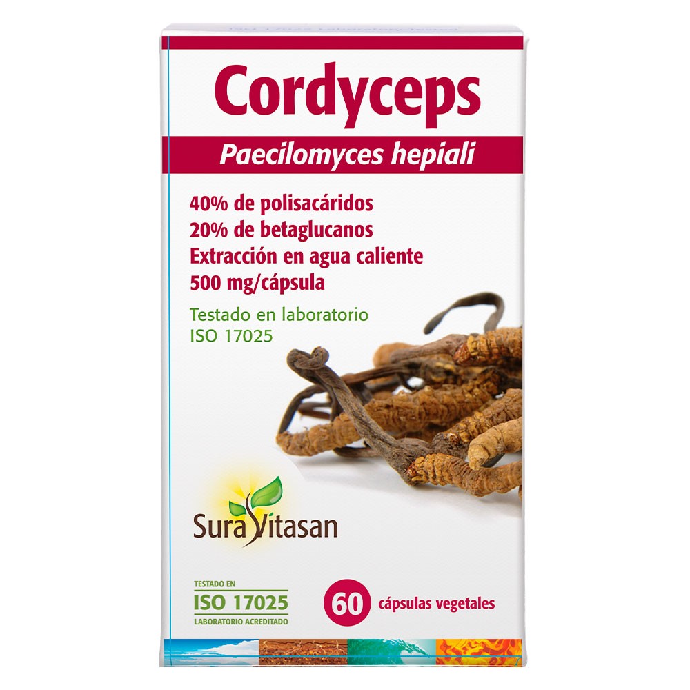 Comprar CORDYCEPS 500 MG (EXTRACTO 8:1) 60 CAP SURA VITASAN online