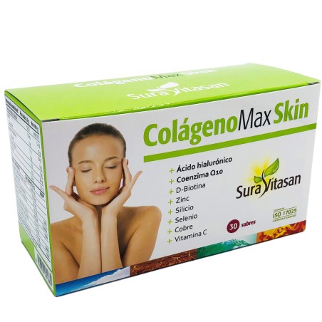 Comprar online COLAGENO MAX SKIN 30 SOBRES SURA VITASAN - Coliseum
