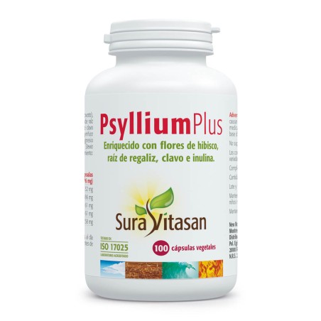 Comprar PSYLLIUM PLUS 530 MG 100 CAP SURA VITASAN online - Coliseum