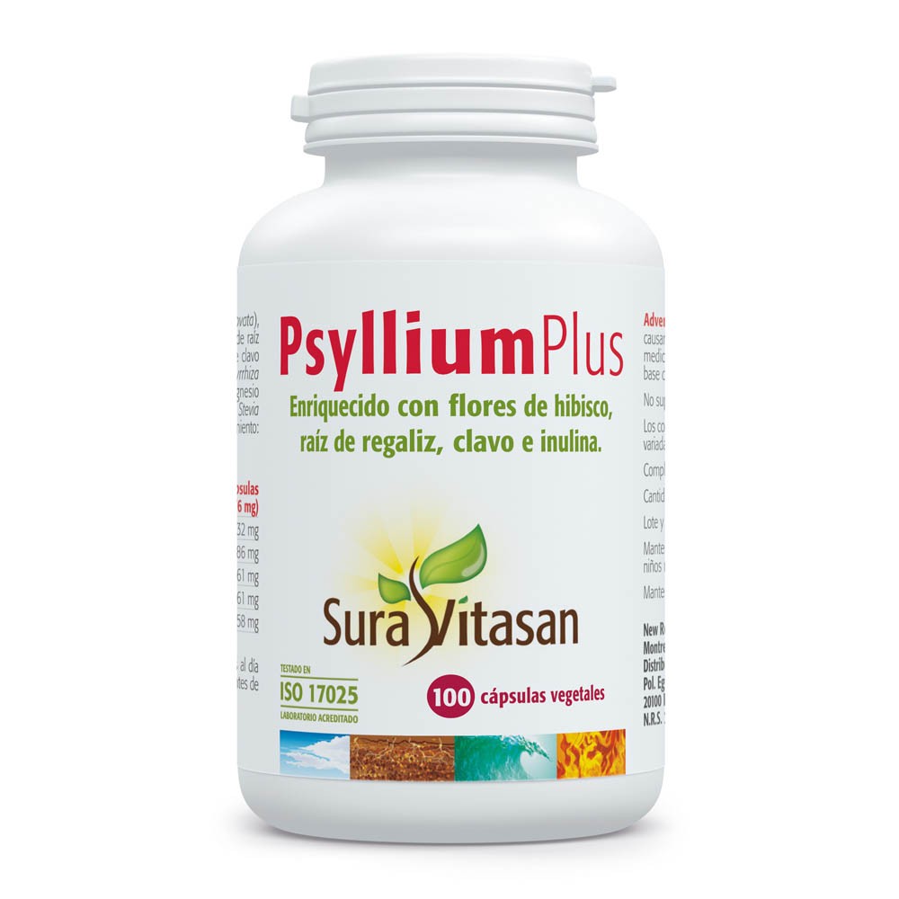 Comprar PSYLLIUM PLUS 530 MG 100 CAP SURA VITASAN online - Coliseum