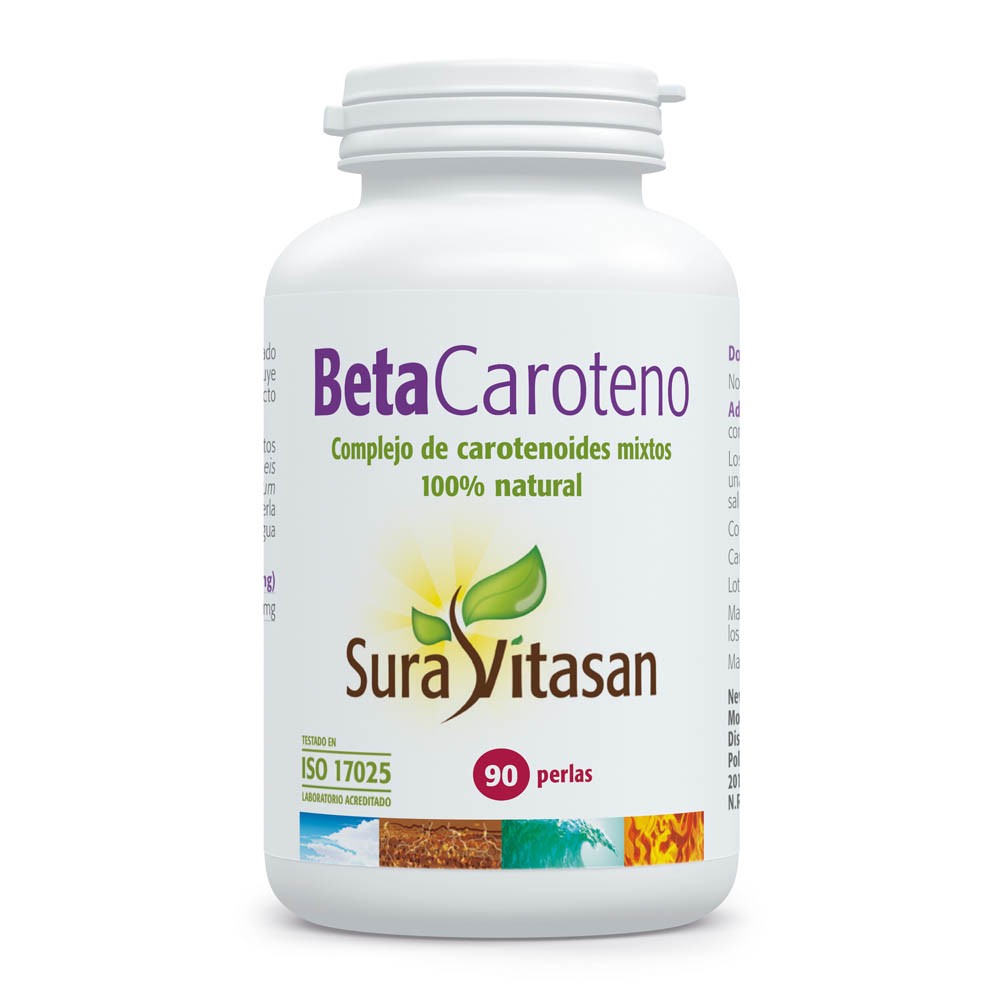 Comprar BETACAROTENO 90 PERLAS SURA VITASAN  online- Farmacia Coliseum