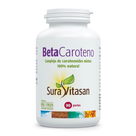 Comprar BETACAROTENO 90 PERLAS SURA VITASAN  online- Farmacia Coliseum