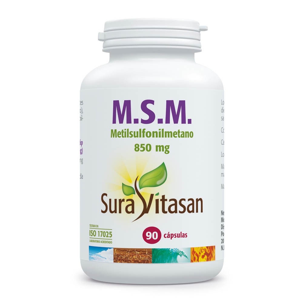 Comprar MSM 850 MG 90 CAP SURA VITASAN online - Farmacia Coliseum