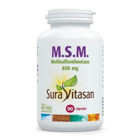 Comprar MSM 850 MG 90 CAP SURA VITASAN online - Farmacia Coliseum