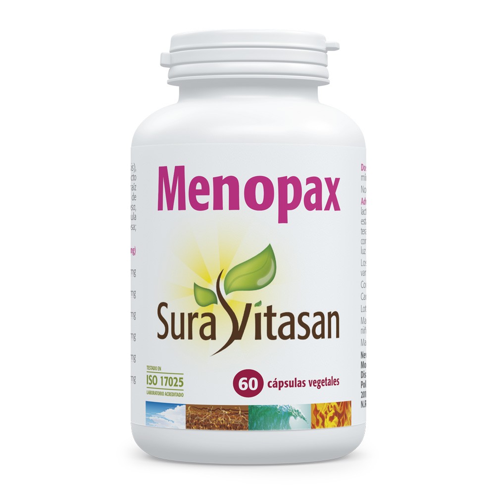 Comprar online MENOPAX 60 CAP SURA VITASAN - Farmacia Coliseum